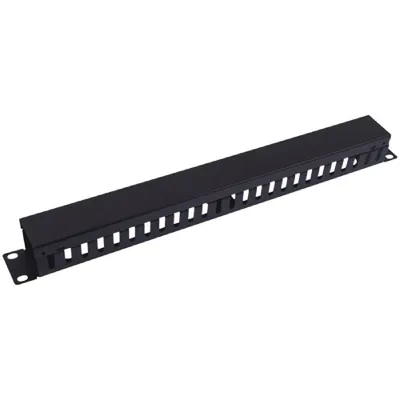 Панель-органайзер 5bites CM-104B, 1U, 19", гребенка