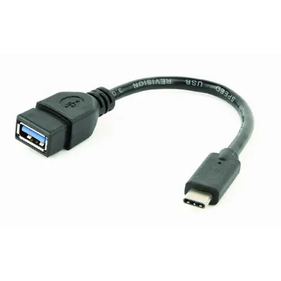 Переходник Cablexpert A-OTG-CMAF3-01, USB Type-C (male) — USB-A (female), USB 3.0, 0.2 м
