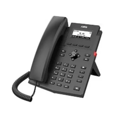 IP-телефон FANVIL X301, 2 линии, ЖК-дисплей 2.3", RJ-45, чёрный