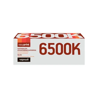 Тонер-картридж EasyPrint LX-6500B, черный, 3000 стр., аналог 106R01604