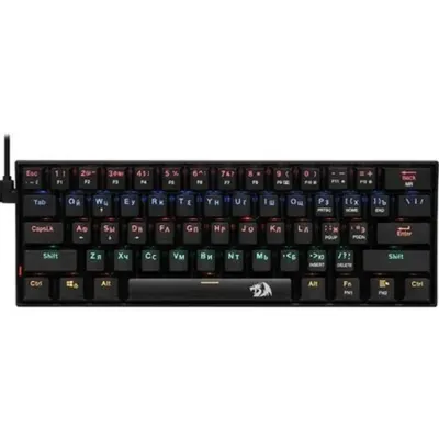 Клавиатура Redragon Lakshmi 78119, механическая, 61 клавиша, USB, русская раскладка, подсветка