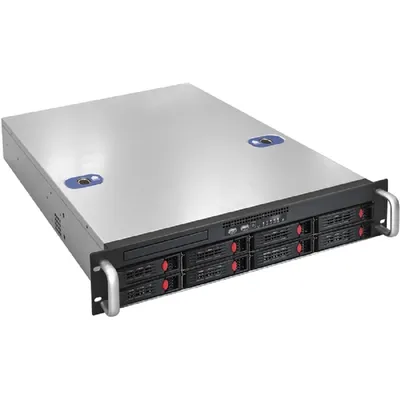 Серверный корпус ExeGate Pro 2U550-HS08 (EX281232RUS), 2U, 550 мм, 8×HotSwap, без БП