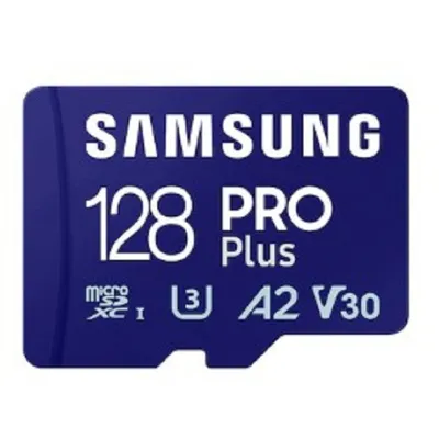 Карта памяти Samsung MB-MD128SA/KR, microSDXC 128ГБ, PRO Plus, V30