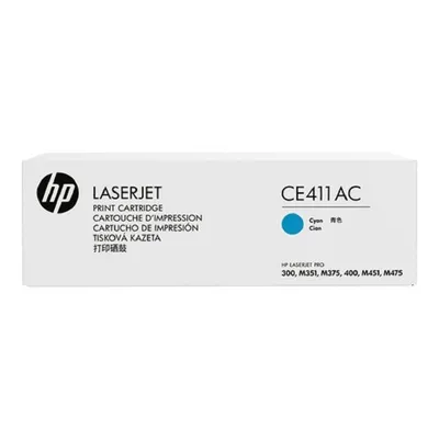 Картридж HP CE411AC 305A, голубой, лазерный, 2600 страниц