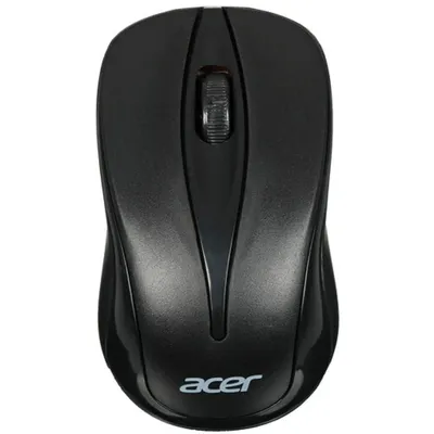Мышь Acer OMR131, оптическая, 1000 DPI, беспроводная, USB, чёрная