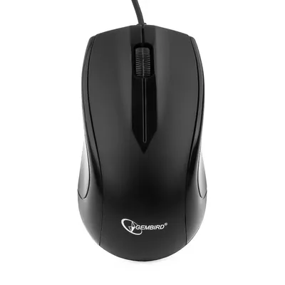 Мышь Gembird MUSOPTI9-905U, проводная, оптическая, USB, черная