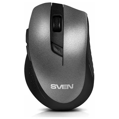 Мышь Sven RX-425W, беспроводная, 1600 DPI, 6 кнопок, USB