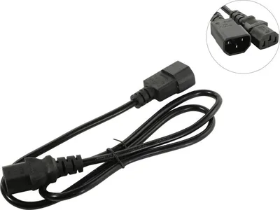 Кабель силовой 5bites PC107-10A, IEC C13-C14, 1 м