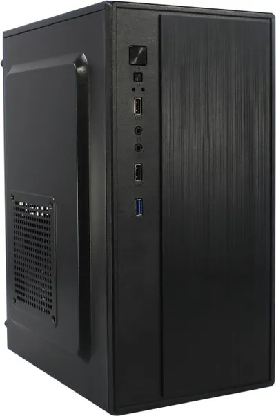 Корпус ExeGate BAA-408U, Mini Tower, MicroATX, без БП, 2×USB 2.0 + 1×USB 3.0