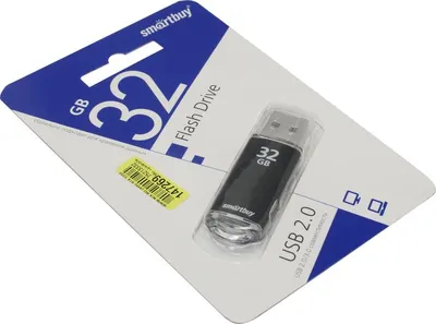 Флешка Smartbuy SB32GBVC-K, 32ГБ, USB 2.0