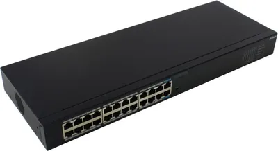 Коммутатор Dahua DH-SG1024, неуправляемый, 24×1GbE, 2 uplink, металл
