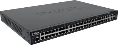 Коммутатор D-Link DGS-1520-52MP/A2A, L3, 44×1GbE PoE, 4×2.5GbE PoE, 2×10GBase-T, 2×SFP+ 10G, 1U