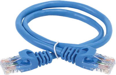 Патч-корд ITK PC03-C6UL-3M, кат.6 UTP, LSZH, 3м, синий