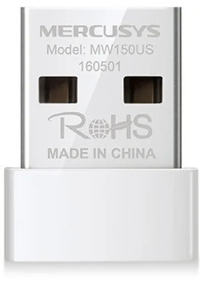 Wi-Fi адаптер Mercusys MW150US, N150, 150Мбит/с, USB 2.0