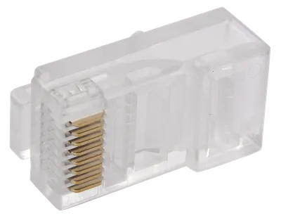 Разъём ITK CS3-1C6U, RJ-45 UTP, кат.6, 8P8C, прозрачный