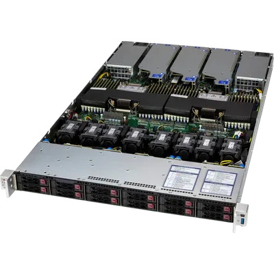 Сервер SuperMicro SYS-122C-TN (bundle), 1U, 2×LGA4710, 32×DDR5, 2×10GbE