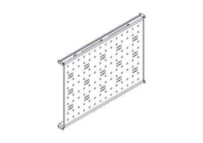 Фиксированная полка Systeme Electric UT8122, 1U, 650мм, 120кг