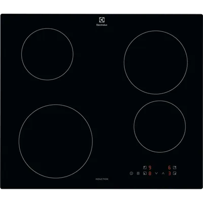 Варочная панель Electrolux EIB60420CK, индукционная, 4 конфорки, 6900W, черная