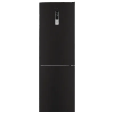 Холодильник Maunfeld MFF185NFSB10 Inverter, двухкамерный, 317л, No Frost, черная нерж. сталь