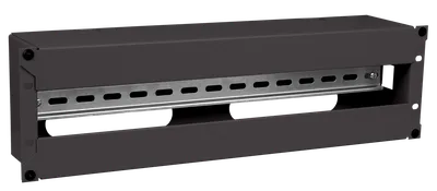 Панель ITK EDP05-3U22M, 3U, с DIN-рейкой, 482.6мм, черный