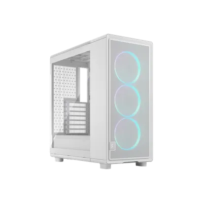 Корпус ПК Fractal Design FD-C-EPO1A-05, Midi-Tower, 3×120мм ARGB, ATX, белый