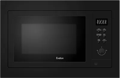Микроволновая печь EVELUX MW 25 B, встраиваемая, 25 л, 900 Вт, гриль