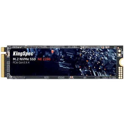 Твердотельный накопитель/ Kingspec SSD NE-512 2280, 512GB, M.2(22x80mm), NVMe, PCIe 3.0 x4, R/W 3100/1500MB/s, IOPs н.д./н.д., TBW 500, DWPD 0.89 (3 года)