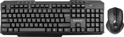 Комплект Defender 45804, клавиатура+мышь Jakarta C-805, беспроводной