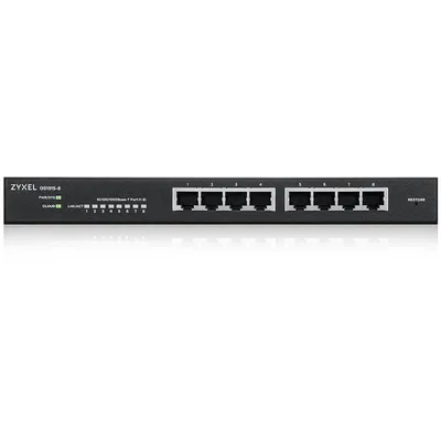 Коммутатор Zyxel NebulaFlex GS1915-8-EU0101F, Smart L2, 8×1GbE, без вентилятора