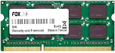 Память Foxline FL3200D4ES22-32G, DDR4 SO-DIMM, 32ГБ, 3200МГц, ECC