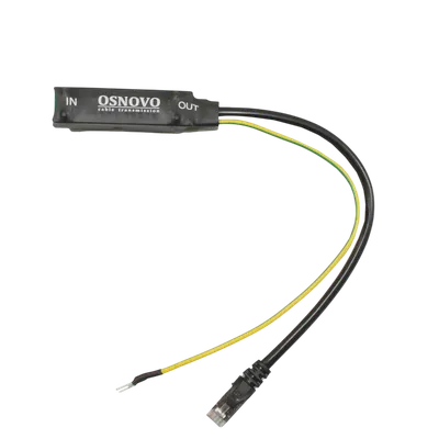 Грозозащита OSNOVO SP-IP-1000PT, PoE, 1000 Мбит/с, RJ-45