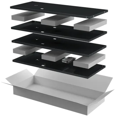 Комплект боковых стенок ITK LINEA N LN05-33UX1-X, 1000 мм, 33U, RAL 9005
