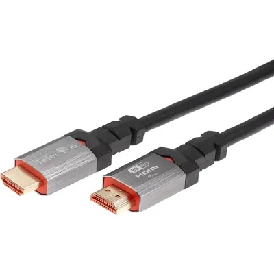 Кабель HDMI Telecom TCG365-2M, 2.1, 19M/M, 2 м, 8K@60 Гц, позолоченные разъемы
