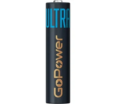 Батарейка GoPower 00-00026396, AAA/LR03, 1.5V, Alkaline, 4 шт.