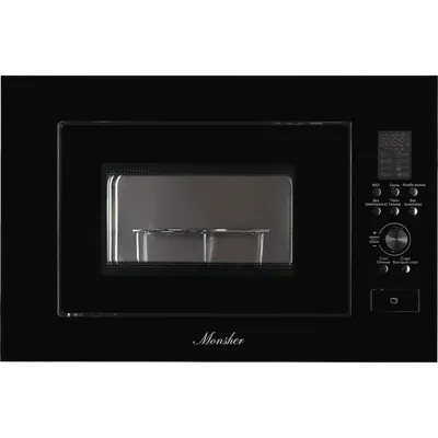 Микроволновая печь Monsher MMH 2050 B, встраиваемая, 23 л, 900 Вт, чёрная