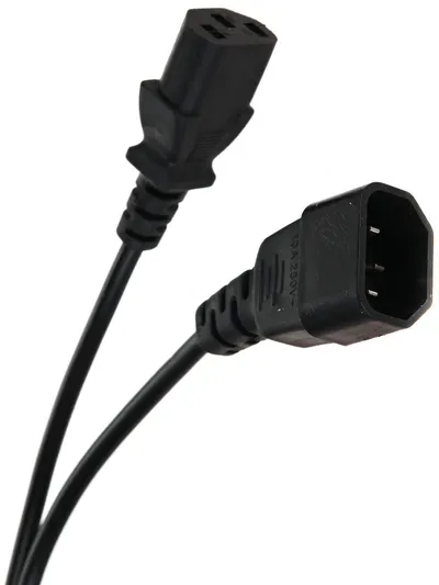 Кабель питания Aopen ACE001-1.8M, IEC 320 C13–C14, 1.8 м, 220 В, 3G×0.5 мм²