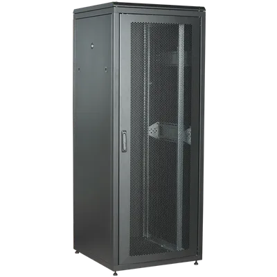 Шкаф сетевой ITK LN05-33U88-PM, 33U, 800×800 мм, перфорированная/металлическая дверь, черный