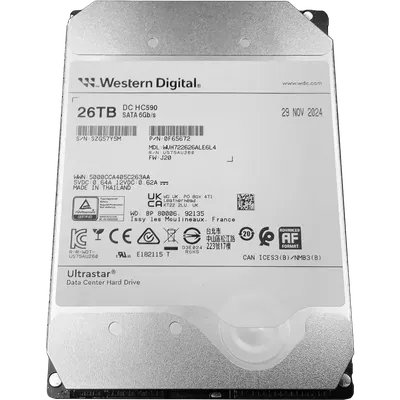 Жесткий диск Western Digital WUH722626ALE6L4, 26ТБ, SATA3, 7200rpm