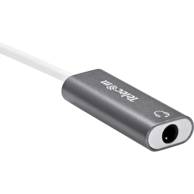 Переходник VCOM TA316U, USB2.0→3.5мм, 0.1м