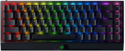 Клавиатура Razer BlackWidow V3 Mini HyperSpeed RZ03-03891600-R3R1, 68 клавиш, Razer Green, USB-C/Bluetooth/2,4 ГГц