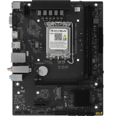 Материнская плата MAXSUN MS-Challenger B760M-F WIFI, LGA 1700, B760, 2xDDR4, mATX