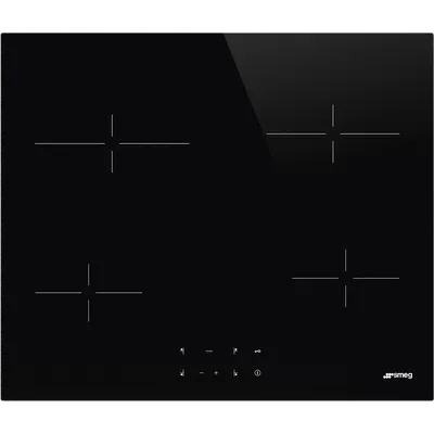 Варочная поверхность SMEG SE264TD2, электрическая, 60 см, 4 зоны, черная