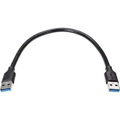 Кабель Telecom TUS715-0.3M, USB 3.0 Am-Am, 0.3 м, черный