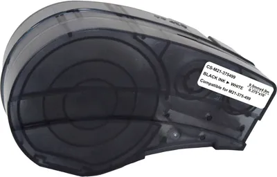 Картридж ленточный Cactus CS-M21-375499, черный на белом, 9.5мм×4.9м, для Brady BMP21