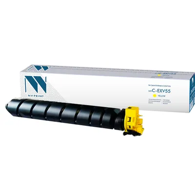 Картридж NV Print NV-CEXV55Y, жёлтый, для Canon IR Advance C256/C356, 18000 стр.