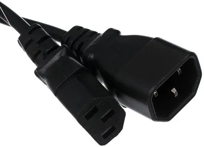 Кабель питания Telecom TP020-3.0-BK, IEC 320 C13/C14, 3 м, 220 В