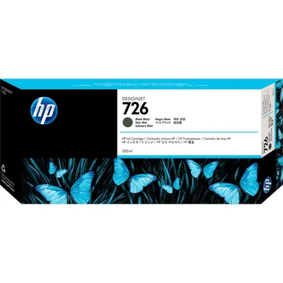 Картридж HP CH575A (№726), матовый черный, 300 мл, повышенной ёмкости