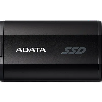 Твердотельный накопитель/ ADATA External SSD SD810, 1000GB, Type-C, USB 3.2 Gen2х2, up to R/W 2000/2000 MB/s, 72.7x44x12.2mm, Black (5 лет)