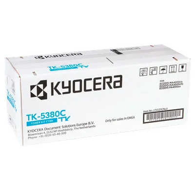 Тонер-картридж KYOCERA TK-5380C 1T02Z0CNL0, голубой, 10 000 страниц