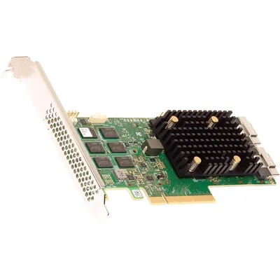 RAID-контроллер LSi 05-50077-02, PCIe 4.0 x8, 16 портов, Tri-Mode